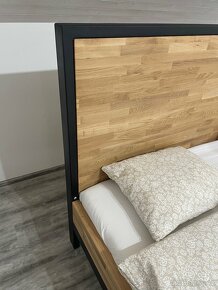 Masivní dubová postel - 4