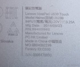 Lenovo IdeaPad U530 - 4
