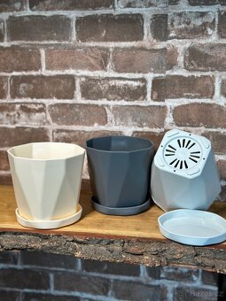 🌿 Set 3 designových květináčů – Nordic styl 🌿 - 4