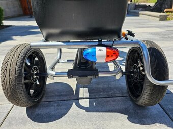 Prodám šlapací káru/motokáru Gokart Joy 4kids orange - 4