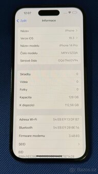 iPhone 14 Pro 128GB Graphite, pěkný stav - 4