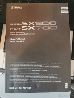 Yamaha PSR SX 900 jako nová s příslušenstvím a USB. - 4