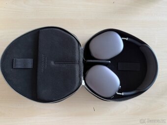 Kožené pouzdro pro AirPods Max černé Woolnut - 4