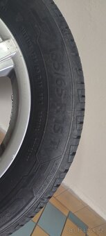 ALU kola Hyundai včetně letních pneu 185/65 R15 - 4