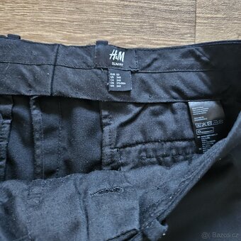 Pánské společenské kalhoty H&M vel. M - 4