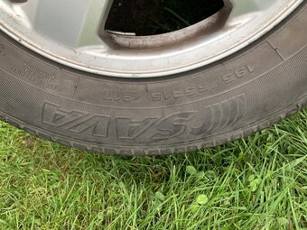 ALU kola R15 5x100 + pneumatiky SAVA 195/65R15 - 4