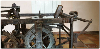 Věžní hodiny, kostelní hodiny, mechanismus věžních hodin pře - 4