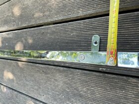Madlo/sušák na ručníky pod umyvadlo, leštěný nerez 157,5cm - 4