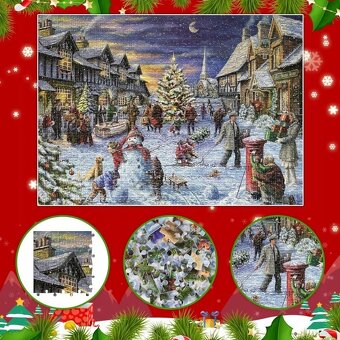 Adventní kalendář Vánoční puzzle 1008 dílků 24 dní. - 4
