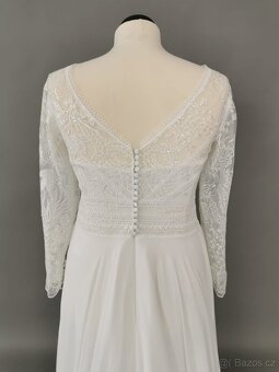 Luxusní nenošené svatební šaty, Anelisa 48-50 EU (3 XL-4XL) - 4