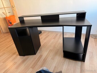 počítačový stůl s led osvětlením - 4