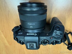 Canon EOS RP + objektiv RF 35 mm 1.8 - 4