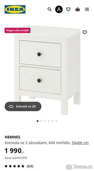 Noční stolek IKEA - Hemmes - 4