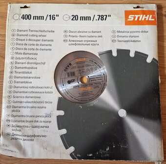 Diamantový rozbrušovací kotouč STIHL 400 mm/16" - 4