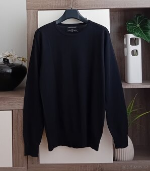 Tee Jays lehký svetr vel. M Merino vlna nový unisex - 4