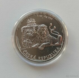 Český Lev 2017 1oz stříbrná investiční mince - 4