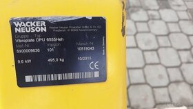 WACKER NEUSON DPU 6555 vibrační deska 500KG - 4