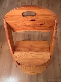 Dřevěná rostoucí židle - 4