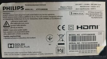 Mainboard Philips 47PFH5609/88 (715g6165-m02-000-005k) - 4