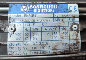 Elektromotor s převodovkou - 4