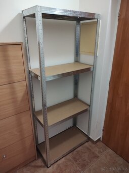 NOVÉ KOVOVÉ REGÁLY POZINK -ROZM:180x75x35 PŮV CENA = 2.900,- - 4