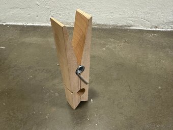 Dřevěný kolík na prádlo - velká verze 22 cm - 4
