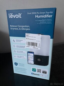 Zvlhčovač vzduchu Levoit DUAL200S PRO - SMART 3 l - 4