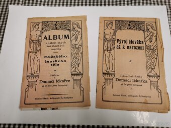 Starožitná lékařská kniha Domácí lékařka, rok 1912 - 4