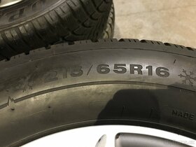Zimní pneumatiky 215/65/16 5x112 ET33 8mm - 4