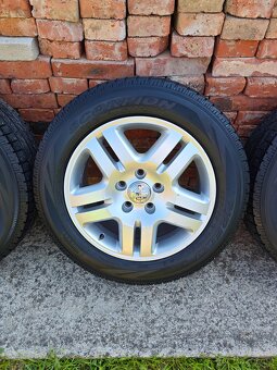 ALU kola VW Touareg 5x120 18" zimní pneu 255/55 R18 - 4