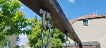 Zahradní dětské hrací centrum - lezecká stěna atd - 4