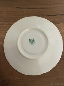 Starožitný porcelán Stará Role, šálek a podšálek - 4