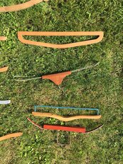 Stará dřevěná různá ramínka - 4