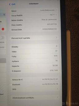 Apple iPad 8. Generace (2020) - 4