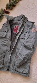 Jack and Jones khaki celoroční bunda - 4