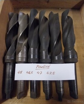 Vrtáky morse, velké průměry, použité - 4