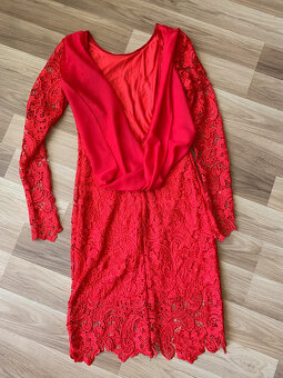 Krajkové šaty večerní, vel.M - 4