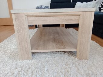 Konferenční stolek dub sonoma - 4