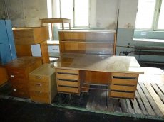 skříň, stůl, regál, židle, křesla -  retro z fabriky - 4