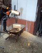 Stojan na řezání dřeva s motorovou pilou. Koza na dřevo. - 4