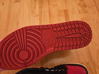 Air Jordan 1 Bred Toes - 100% replika, EU 46 - 4