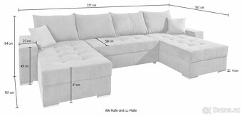 Nová sedací souprava Josy XL do U - 4