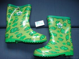 6x Dětské holínky (gumáky), dětské brusle, ploutve měřte - 4