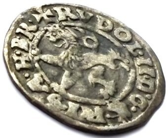 Rudolf II.,malý groš 1579,mincovna Praha,mincmistr Gebhart - 4