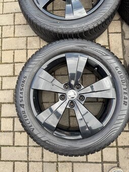 ORIGINÁL Alu Škoda TRITON R17, 5x112 - TOP, CELOROČNÍ - 4