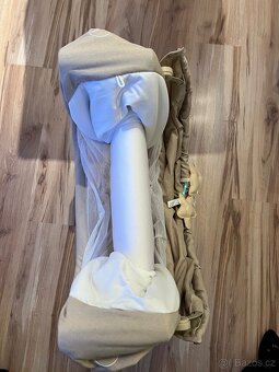 Multifunkční dětská postýlka /kolébka LOVI Kinderkraft - béž - 4