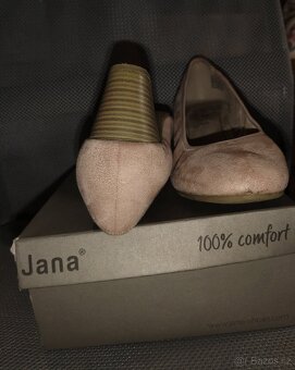 💎 NOVÉ Plesové Střevíčky JANA 40 H (Pohodlné/Širší Střih) - 4