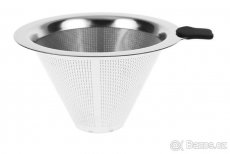 Dripper (silikon) s nerez. filtrem (nový) - 4