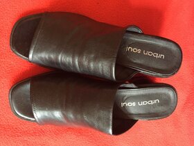 Černé značkové sandály kůže -  NOVE vel. 39 - 4