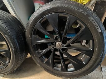 ALU kola Opel Astra K 5x105 r17 Originál, pneu 6mm+TPMS - 4